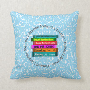 Coussin Bibliothécaire retraité
