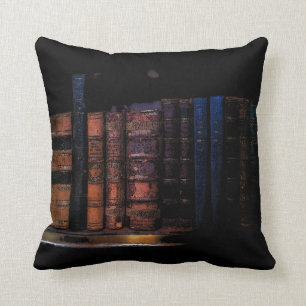 Coussin Bibliothèque du livre - Livres Vintages
