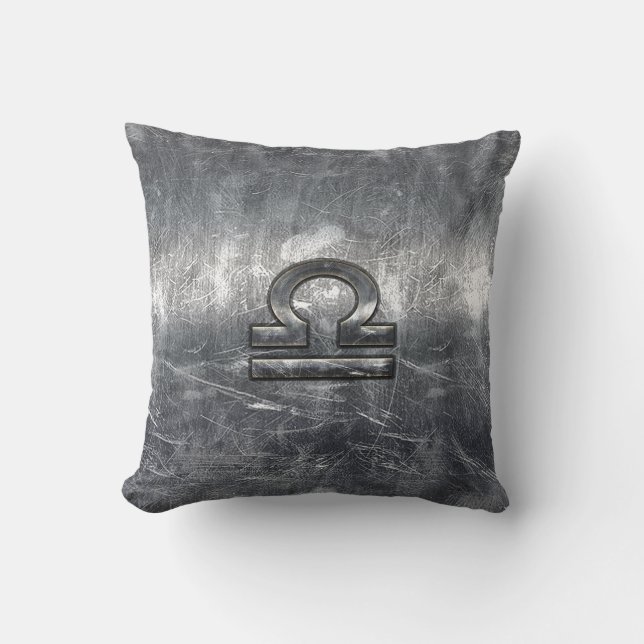 Coussin Bibliothèque industrielle Zodiac Connexion Silver  (Recto)