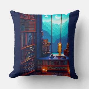 Coussin Bibliothèque Night Sky
