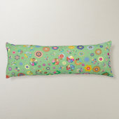 Coussin bicolore noir et vert (Dos)