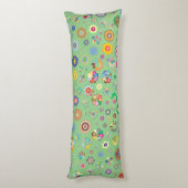 Coussin bicolore noir et vert (Dos (Vertical))
