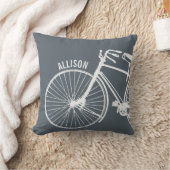 Coussin Bicyclette rustique vintage + Toute couleur (Couverture)