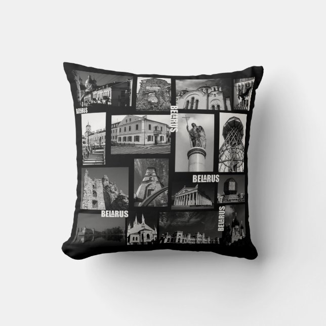 Coussin Biélorussie Minsk Grodno Pinsk Brest Architecture (Recto)