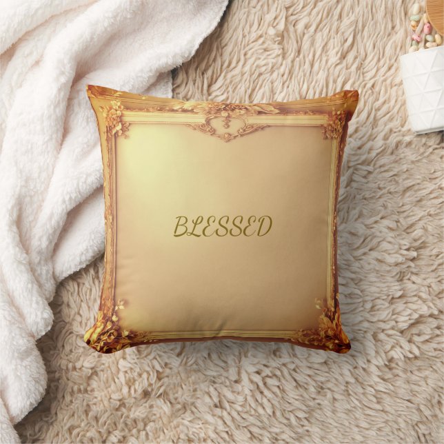 Coussin Bienheureux Design Moderne Anglais (Couverture)