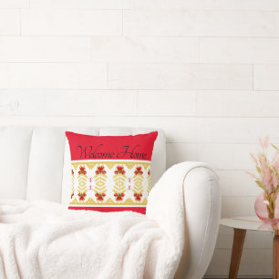 Coussin Bienvenue à la maison Jeu d'oreiller - Bienvenue d