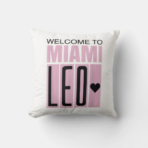 Coussin Bienvenue à Miami Leo 10 - GOAT