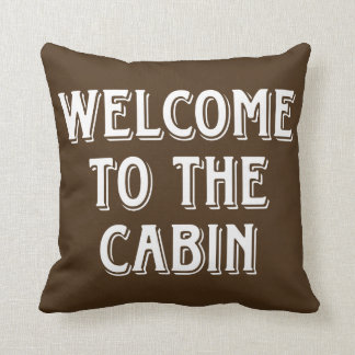 Coussin Bienvenue Au Cabine
