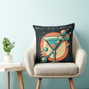 Coussin Bienvenue au club Atomic Martini Space Age