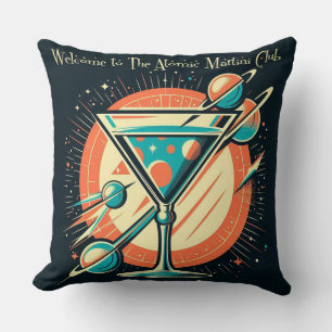 Coussin Bienvenue au club Atomic Martini Space Age