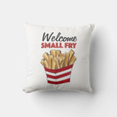 Coussin Bienvenue Petite frites Baby shower de fruits frai (Recto)
