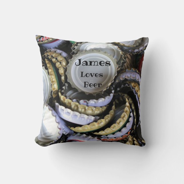 Coussin Bier Lover Cool et tendance (Recto)