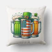 Coussin Bière Irlandaise Irlande Fête de la Saint-Patrick (Verso)