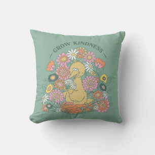 Coussin Big Bird   Grow Kindness Floral Graphic