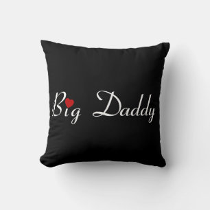 Coussin Big Daddy avec Red Heart