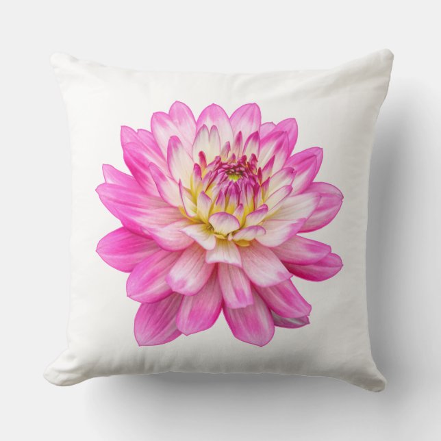 Coussin Big Rose Dahlia (Recto)