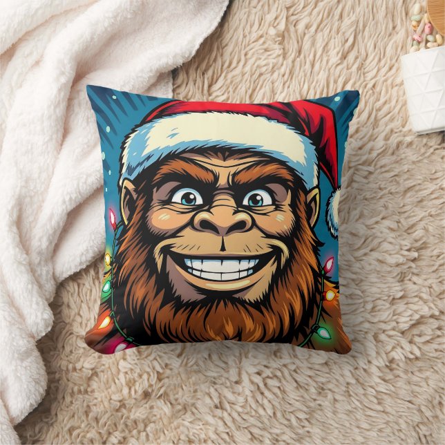 Coussin Bigfoot Noël drôle   (Couverture)