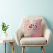Coussin Bijou Rubis 40e Anniversaire de Mariage (Chaise)