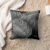 Coussin Bijoux Mariage feuille feuille argent ID830 (Couverture)