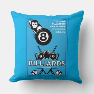 Coussin Billards de poche vintage