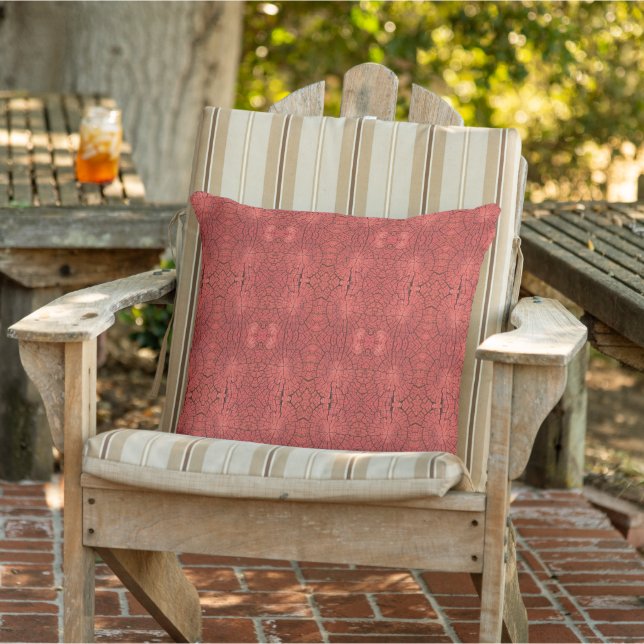 Coussin Bille de bois séchée Coupe transversale Bois rouge (Chaise)