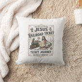 Coussin Billet de train Jésus Voyage Billet de train Jésus (Couverture)