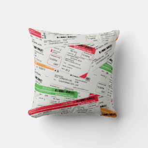 Coussin Billets d'avion
