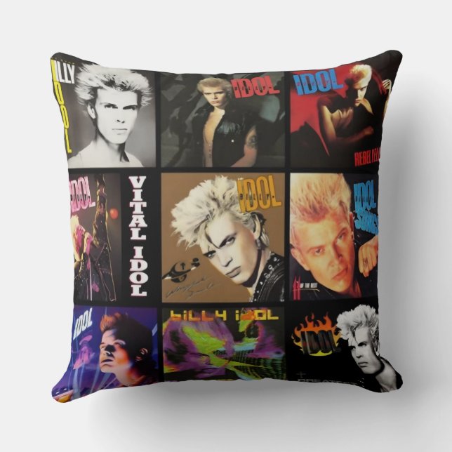 Coussin Billy Idol (Verso)
