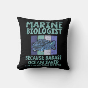 Coussin Biologiste marin Biologie marine