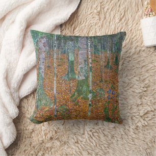 Coussin Birch Forest & Beech Grove Gustav Klimt