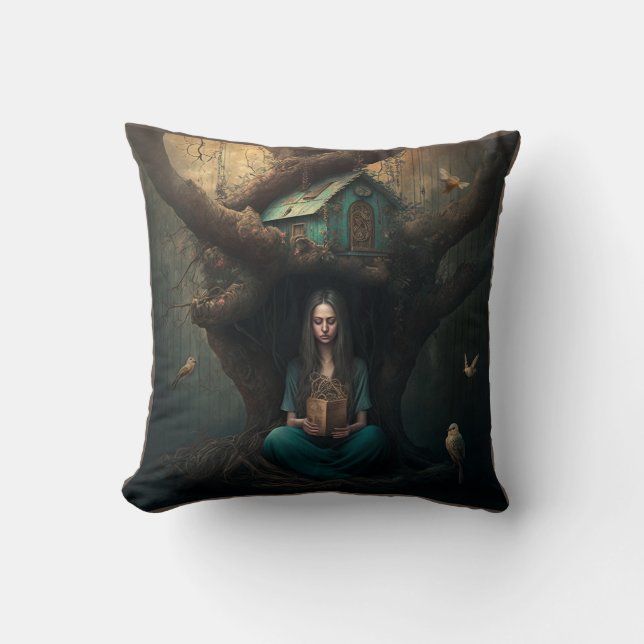 Coussin Birdhouse Dreams (Recto)