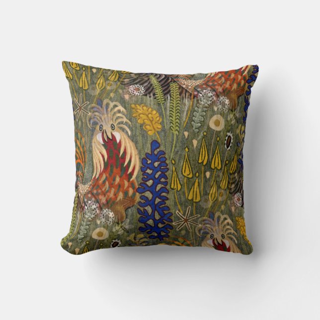 Coussin BIrds dans le monde (Recto)