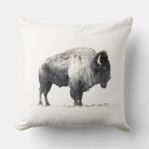 Coussin Bison américain