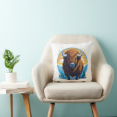 Coussin bison d'Amérique (Chaise)