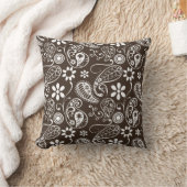 Coussin Bister Brown Paisley (Couverture)