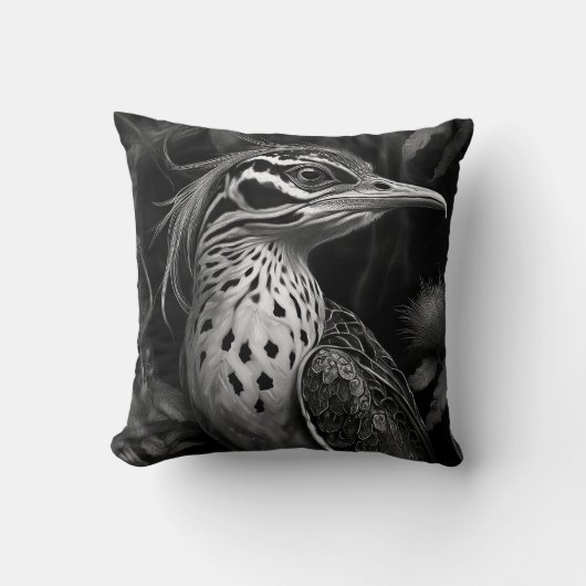 Coussin Bittern Zebra Mythique Créature (Recto)