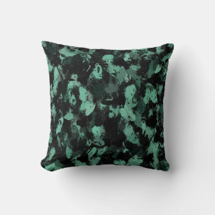 Coussin Black and teal