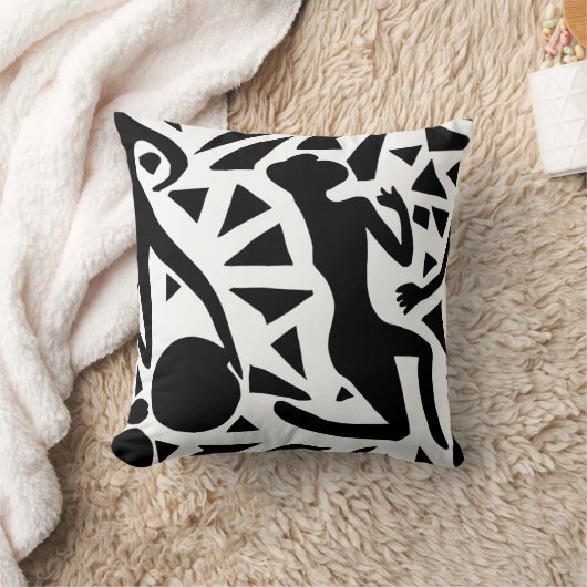 Coussin Black et White en pose. (Couverture)