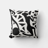 Coussin Black et White en pose. (Recto)