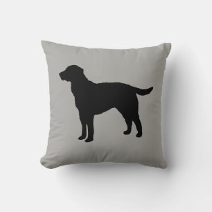 Coussin Black Labrador Silhouette Chien