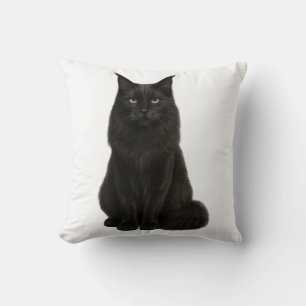 Coussin Black Maine Coon Pillow