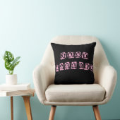 Coussin Black Pink vient de se marier (Chaise)