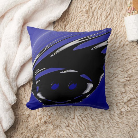 Coussin Black Punk Fractal (Couverture)