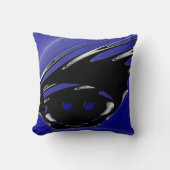 Coussin Black Punk Fractal (Recto)