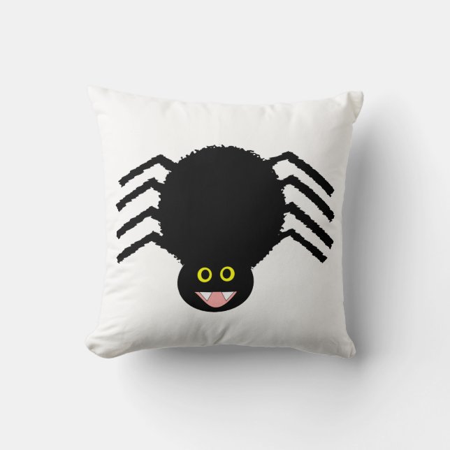 Coussin Black Spider (Recto)