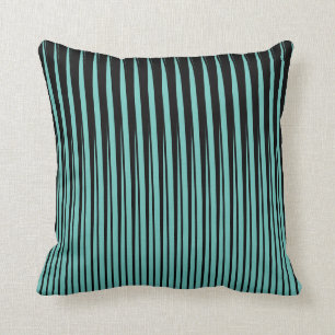 Coussin Black Turquoise Bleu Bleu Motifs Couleurs Ombre