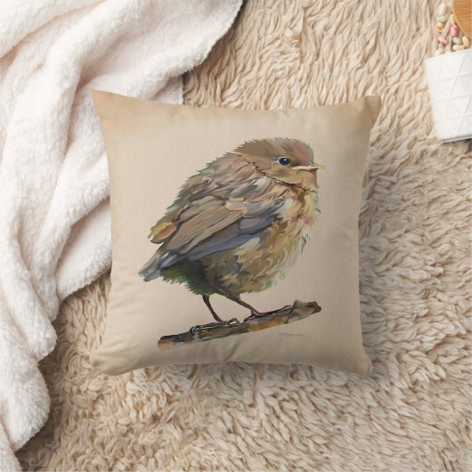 Coussin Blackbird Fledgling (Couverture)