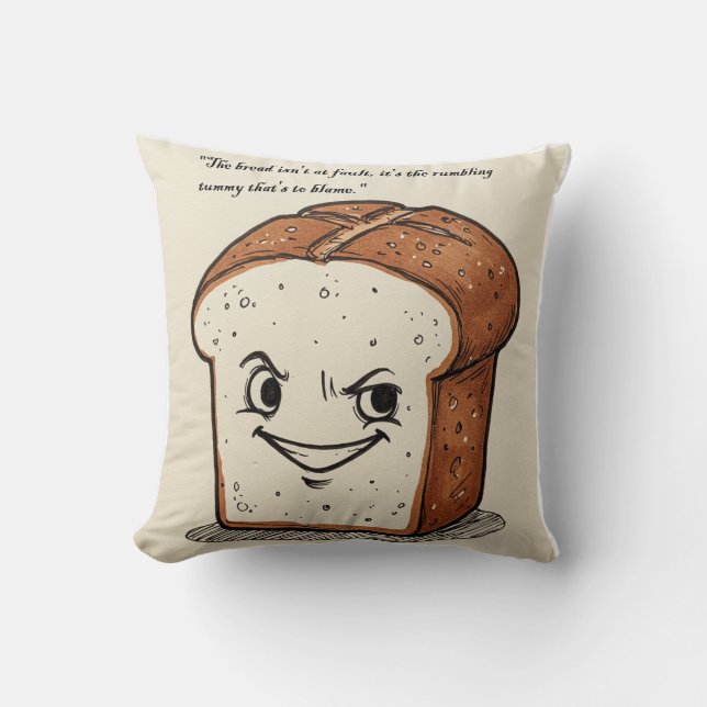 Coussin Blague de pain Cheeky Jeu Mockup (Recto)