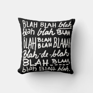 Coussin Blah - obscurité fade