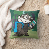 Coussin Blaireau Selfie de boomer du raton laveur | de (Couverture)